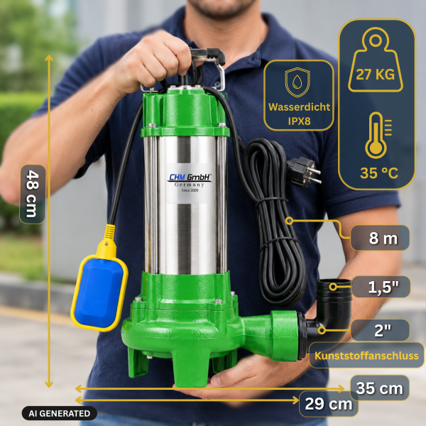Schmutzwasserpumpe VB 2200 F