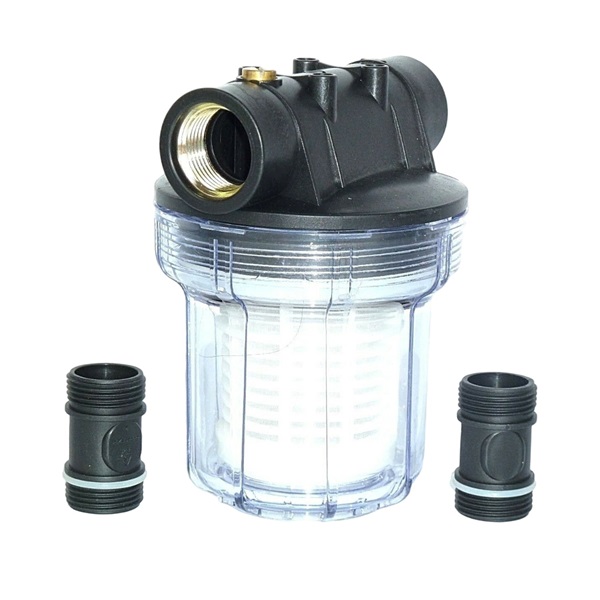 Wasserfilter Schmutzfilter1 l für HWW schwarzer Deckel 3000-5000  l/h