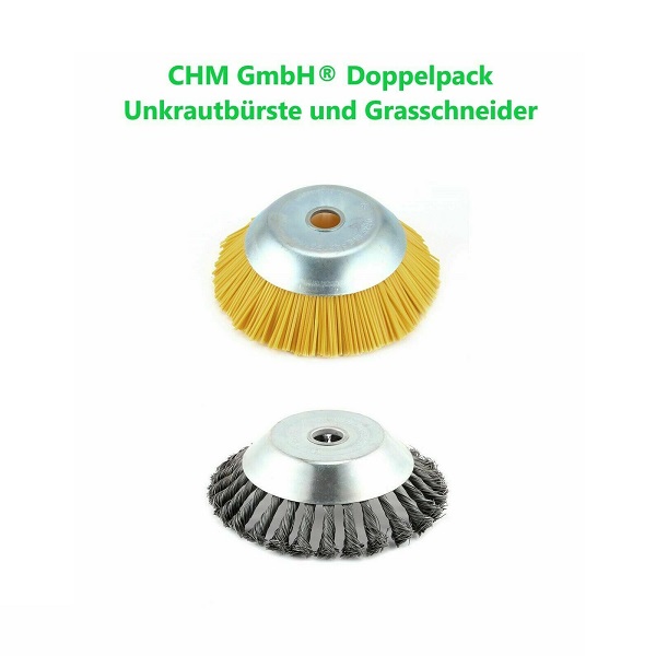 Unkrautbürste Nylon und gezopft leicht