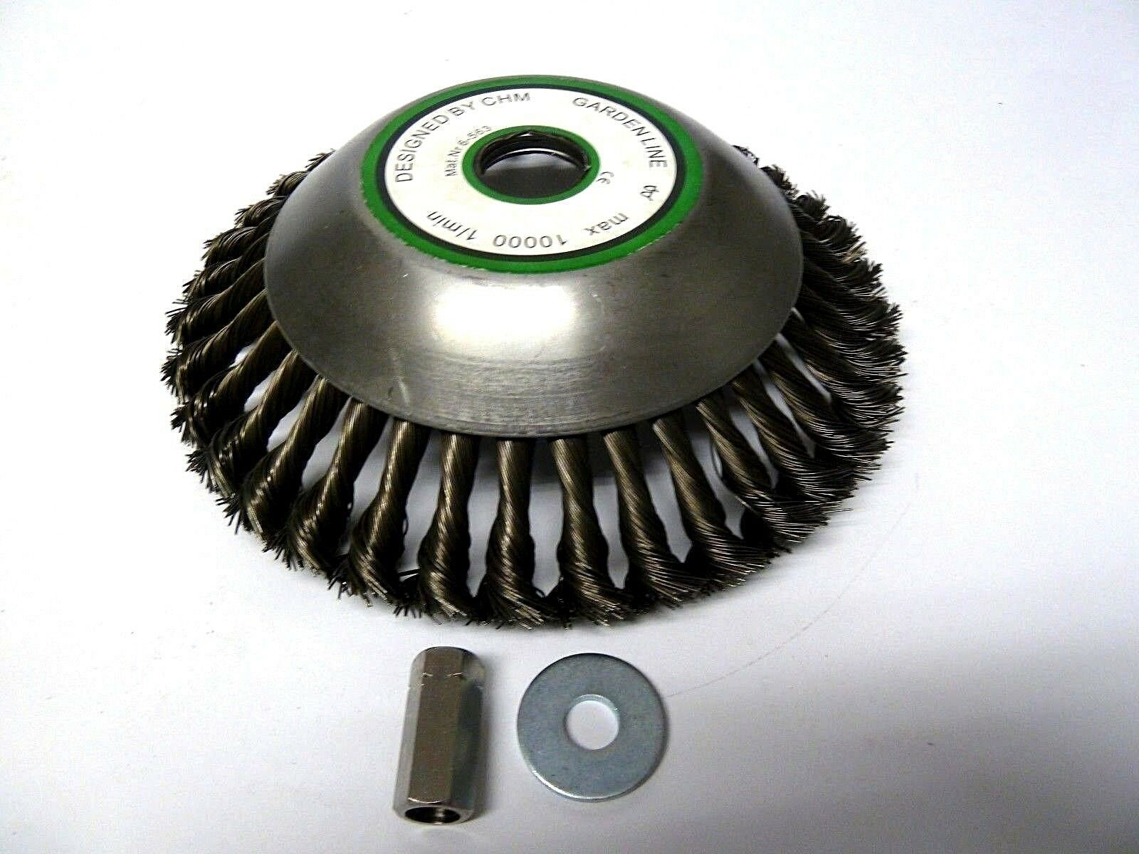 Unkrautbürste gezopft mit Adapterset  M10