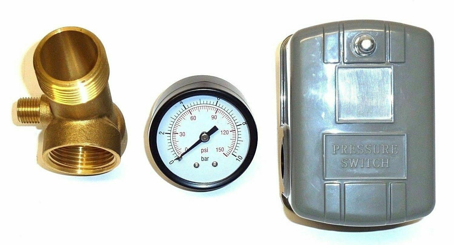 Hauswasserwerk HMC 145 4 SH 5 Bar 100L SCF DS Set PS 02 verkabelt